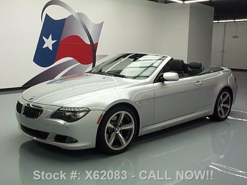 2008 bmw 650i convertible sport nav hud 19&#034; wheels 67k texas direct auto