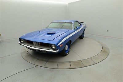 73 cuda 340ci 4bbl auto b5 true blue rotisserie