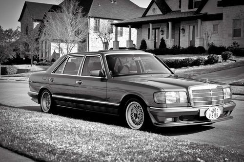 1983 mercedes 500sel euro model amg