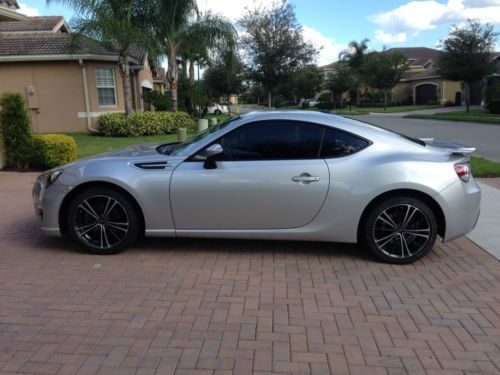 2013 subaru brz limited, sterling silver metallic, 6 speed manual