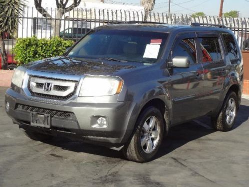 2009 honda pilot ex-l 4wd (clean title) damaged rebuilder loaded! super clean!!