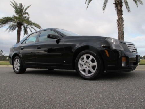 2007 cadilla cts v6 raven black  - leather - xm satellite radio