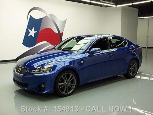 2011 lexus is250 f sport auto sunroof nav rear cam 34k texas direct auto