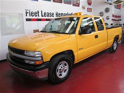 No reserve 2001 chevrolet silverado 1500 ls ext cab, 1 government owner