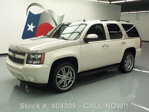 2007 chevy tahoe lt regency leather 22&#039;&#039; wheels 61k mi texas direct auto