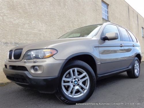 2006 bmw x5 3.0i premium xenon navigation cold weatherpanoramic extra low miles!