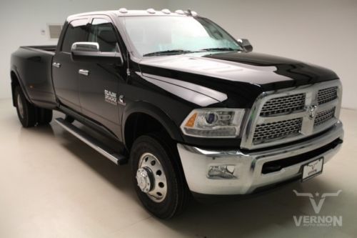 2014 drw laramie crew 4x4 leather heated cummins diesel