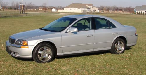 2000 lincoln ls silver v8 66000 original low miles loaded no reserve