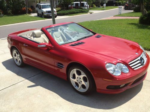 2005 mercedes-benz sl500 base convertible 2-door 5.0l