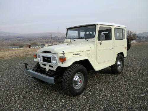 1978 toyota land cruiser fj40  restored 34k original miles fj 40 fj-40 rust free