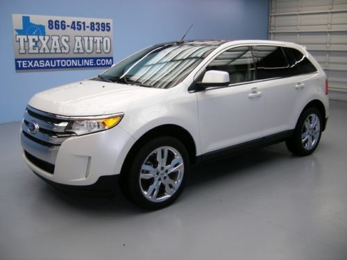 We finance!!!  2011 ford edge limited pano roof nav heated leather texas auto!!