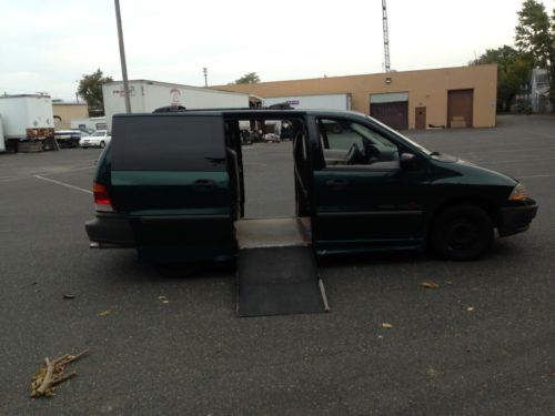 Van  wheelchair handicap ford windstar 1999 side entry ims manuel ramp