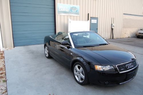 2004 audi a4 3.0l v6 quattro awd convertible leather alloy fog auto 04 cabriolet