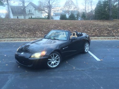 2004 honda s2000 black with tan interior rare! clean! make an offer!