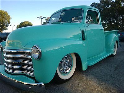 1950 chev pickup custom disc brakes power steering 350 tri power automatic new