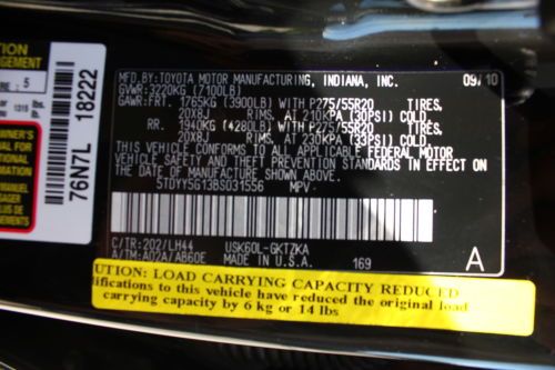 2011 SEQUOIA~PLATINUM~NAVI~DVD~REAR CAMERA~LASER CRUISE CONTROL~HEATED SEATS~, US $31,995.00, image 64