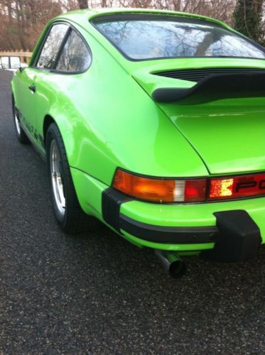 1974 Porsche 911 Lime Green Non Sunroof Beauty, image 7