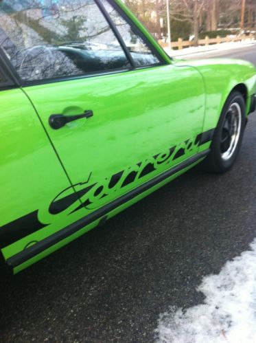 1974 Porsche 911 Lime Green Non Sunroof Beauty, image 8