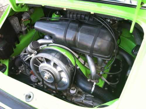1974 Porsche 911 Lime Green Non Sunroof Beauty, image 11