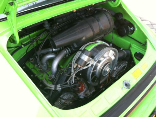 1974 Porsche 911 Lime Green Non Sunroof Beauty, image 12