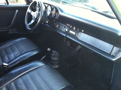 1974 Porsche 911 Lime Green Non Sunroof Beauty, image 15