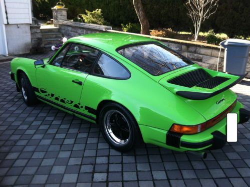 1974 Porsche 911 Lime Green Non Sunroof Beauty, image 17
