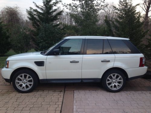 2009 range rover sport - 59k miles, white, black interior, good cond.