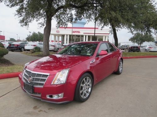 2009 cadillac cts leather sunroof heated cooled seats 3.6l v6 auto rwd