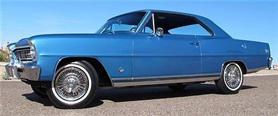 1966 chevy nova super sport l79 2 door hard top complete restoration - beautiful