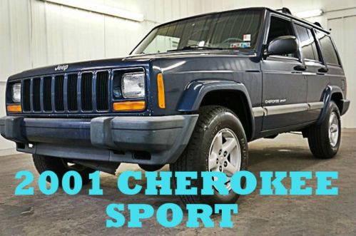 2001 jeep cherokee sport one owner runs great 4x4 nice clean wow!!!!