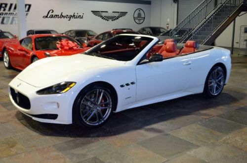 2012 granturismo convertible sport bianco eldorado  w rosso mc carbon fiber