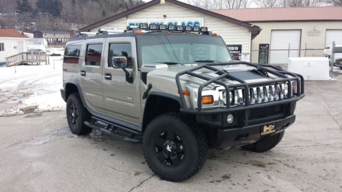 Hummer h2 custom wheels ladder low miles