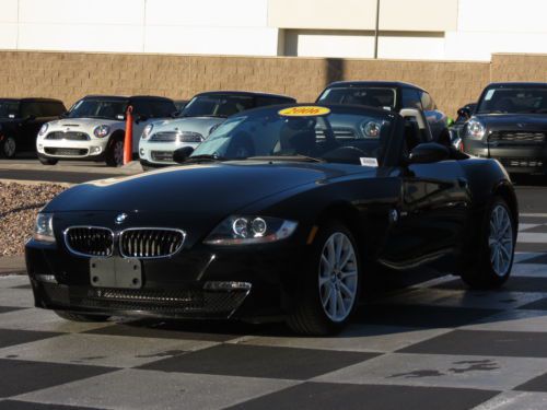 2006 bmw z4 3.0i 49k miles jet black 2 owner az car