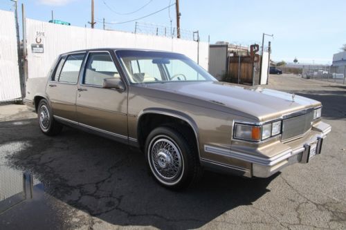 1986 cadillac deville fleetwood edition sedan  automatic 8 cylinder no reserve