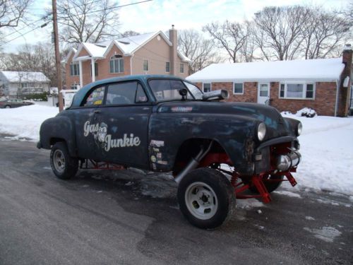 1951 plymouth 2 door gasser 318 motor 727 training