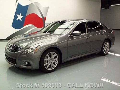 2011 infiniti g37 sport sedan sunroof nav rear cam 54k texas direct auto