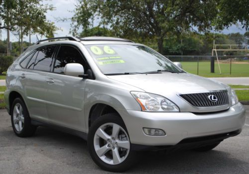 2006 lexus rx330 suv 3.3l v6, aut trans, sunroof, leather, no reserve.