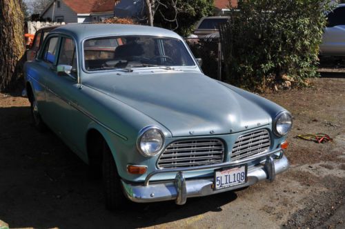 Rare 1962 blue volvo p120 4-door.  in working condition