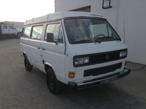 1986 volkswagen vanagon westfalia weekender 3-door 2.1l