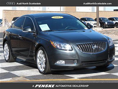 12 buick regal turbo premium  black gps leather moon roof heated seats 23k miles