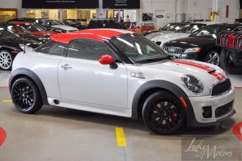 2012 mini cooper coupe john cooper works, manual, xenon, sat, aux, red stripes