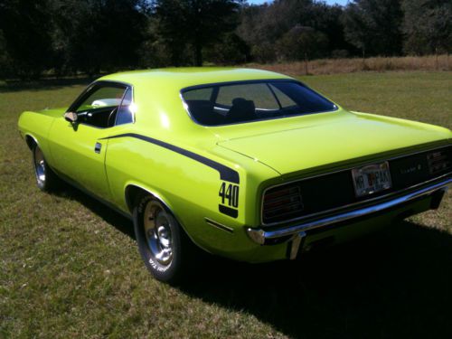 1970 plymouth cuda 440- 6 pak