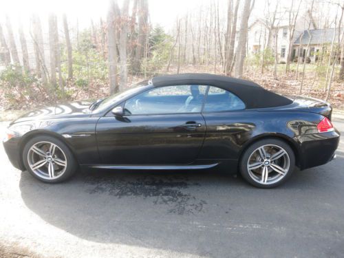 2007 bmw m6 base convertible 2-door 5.0l