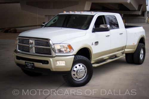 2012 dodge ram 3500 longhorn laramie limited 4x4 navigation sat radio tool box