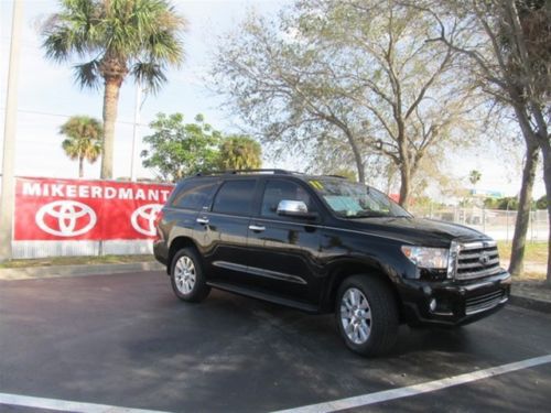 2011 toyota sequoia, clean vehicle. platinum