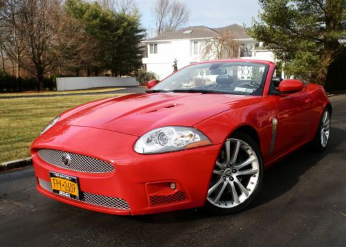 2007jaguar xkr supercharged v8 convertible only 42,000 miles