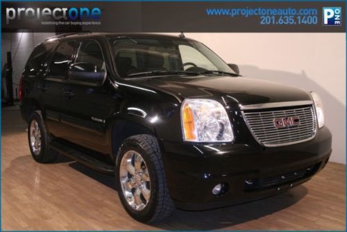 08 yukon navigation rear dvd black one owner clean carfax tahoe