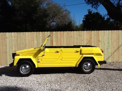 1974 vw thing bright yellow 2014.1