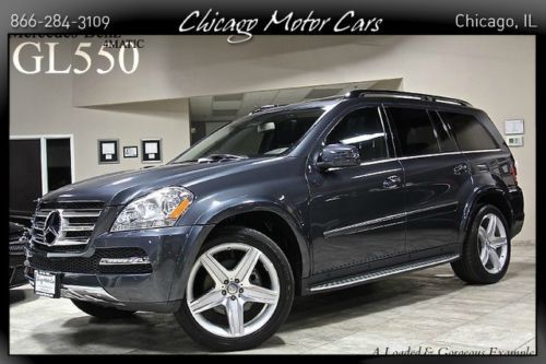 2011 mercedes benz gl550 $88k+msrp navigation heated seats third row loaded