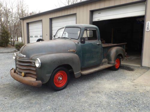 1953 chevrolet 3100 truck %100 farm trk farm find patina  1950 1951 1952 1954